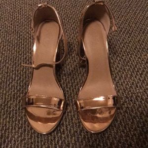 Charlotte Russe gold heels